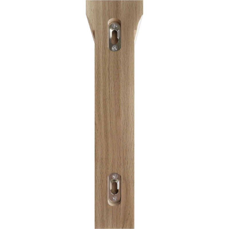 Support en bois Gomez, Chêne rouge, H 10 po x l 2,5 po x P 7 po