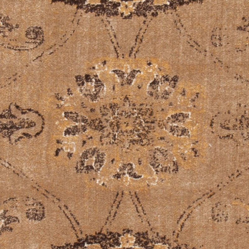 Evanoff Taupe Area Rug, Round 6'