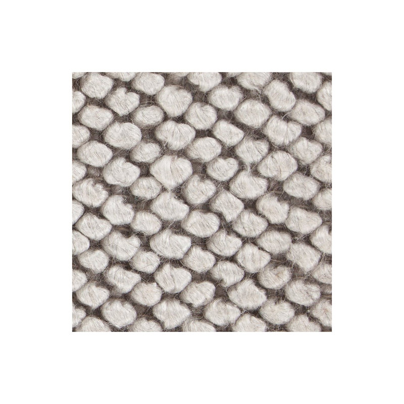 Burton Textured Contemporary Gray Area Rug, Rectangle 7'9" x 10'6"