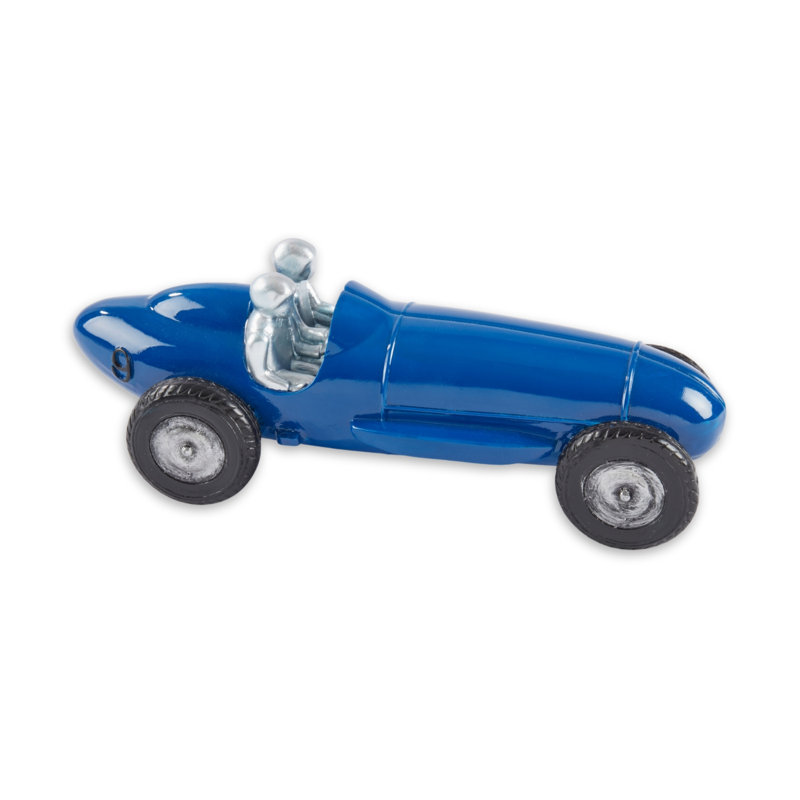 Voiture de course en résine à collectionner, Bleu