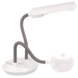 OttLite Duoflex Magnifier Lamp, 2X Optical Grade Magnification, 5X Spot Magnifier, Flexible Neck