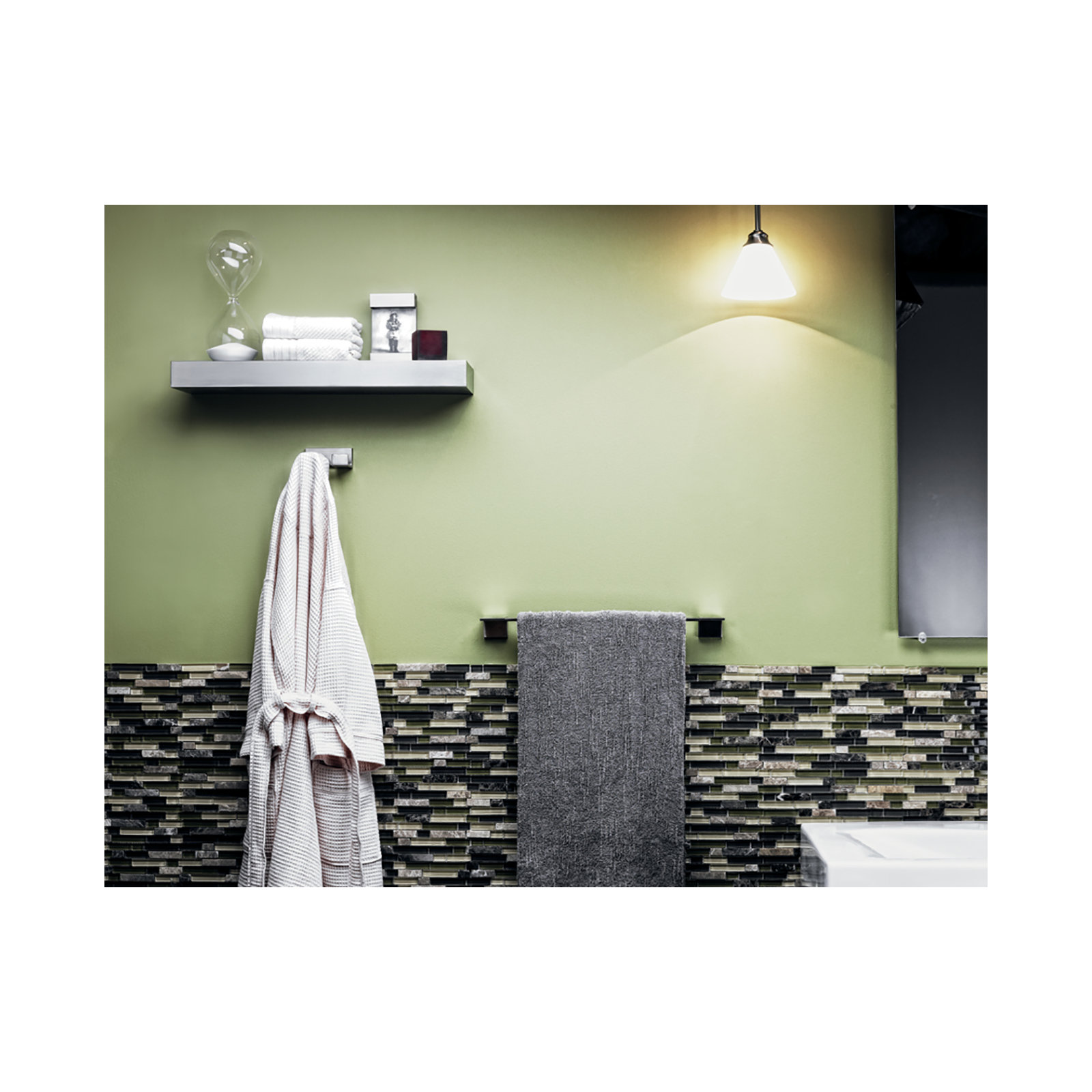 Vero Double Towel Hook Bath Hardware Accessory, Brilliance Stainless
