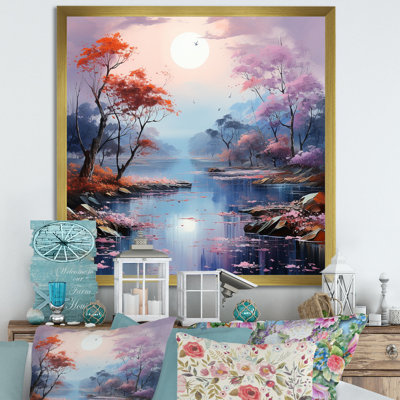 «Mystical Lakes Charm», impression sur toile