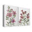 Tiges florales aquarelles I - Toile tendue avec châssis de qualité supérieure - Prêt à être accroché