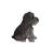 Sitting Schnauzer Puppy Statue