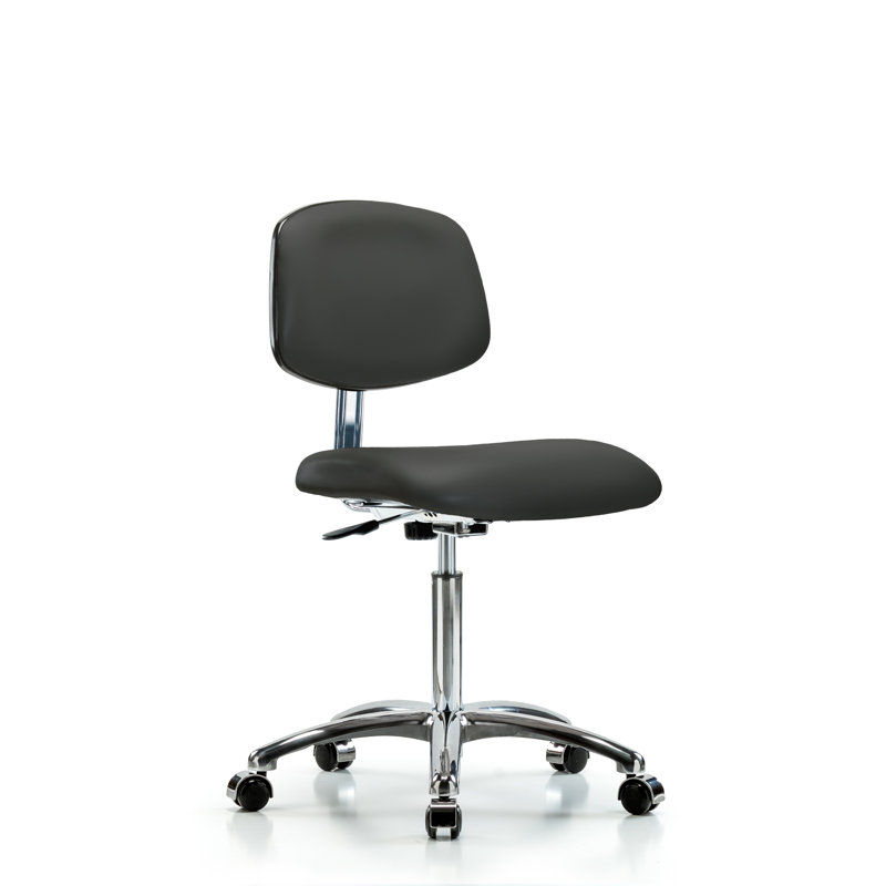 Chloe Task Chair, Casters, Charcoal