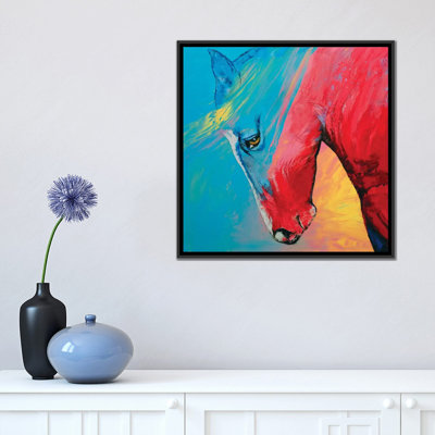 « painted cheval », reproduction d’art sur toile