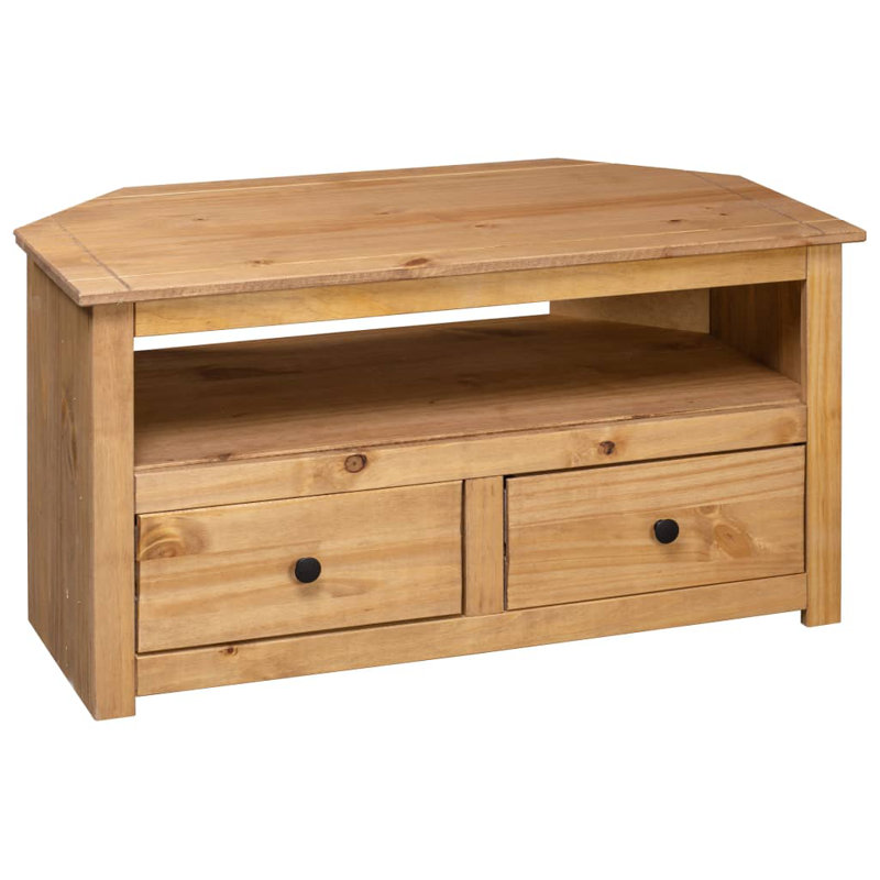 Ayva-Mae Solid Wood TV Stand, Natural