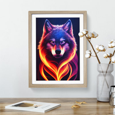 Wolf Flames - Wall Art