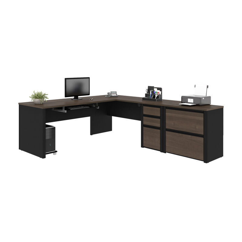 Ensemble de bureau Aurea, Antigua / noir