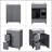 Menifee 24'' Single Bathroom Vanity with Ceramic Top-839146176