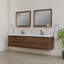 Ensemble de meuble-lavabo double mural 84 po Arjina-1761767998