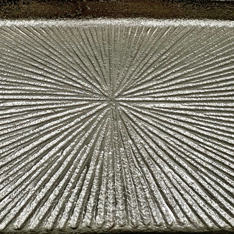 Nellir Tray, 1" H x 17.5" W x 5.5" D, Silver