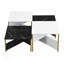 Ensemble de 4 tables basses gigognes modernes Mid-Century, table de salon carrée-1354482
