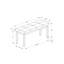 Banc rembourré 100% polyester Jearldine