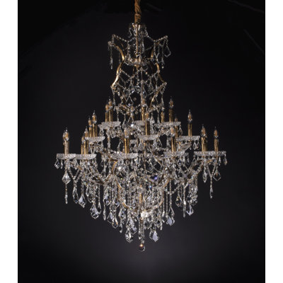 Rodrigues 25 - Light Dimmable Tiered Chandelier