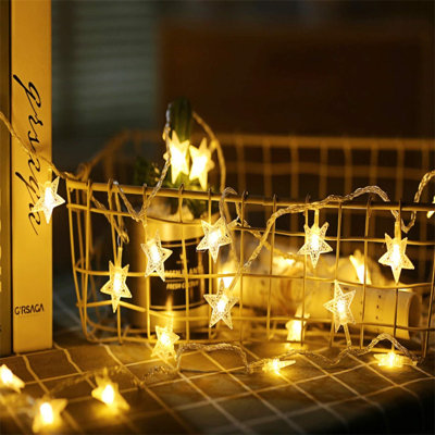 Alzahra 600cm LED Battery Powered 40 - Bulb Fairy Lights String Light