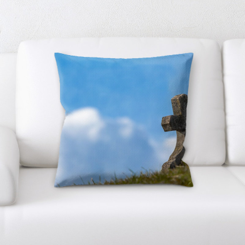 Coussin de jeté grave