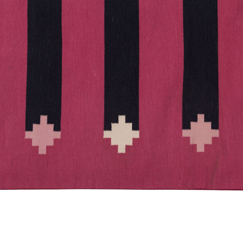 Pink Dhurrie Cotton Rug - 10' x 14'16