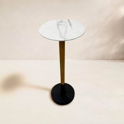 Theophile 10" Teak Patio Side Table