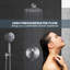 9-Spray Patterns With 1.8 GPM 10 In. Wall Mount Shower System With Two Showerhead-105227337