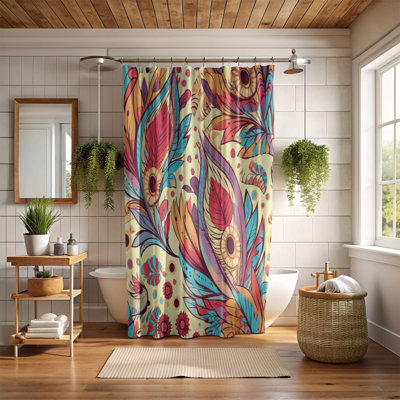 Boho Indian Vibes - Premium Shower Curtain