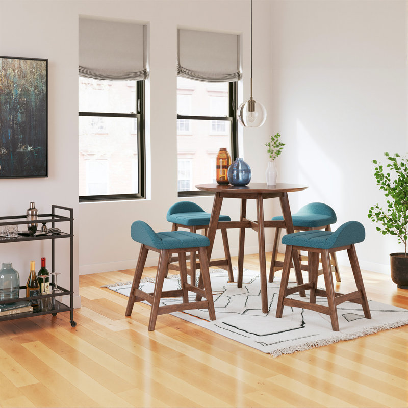 Tabouret de comptoir 24,25 po Munana, Bleu
