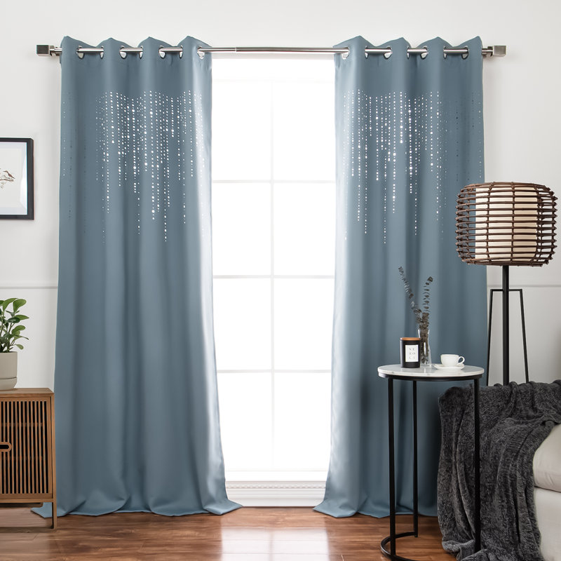 Rideau en polyester, Vert menthe