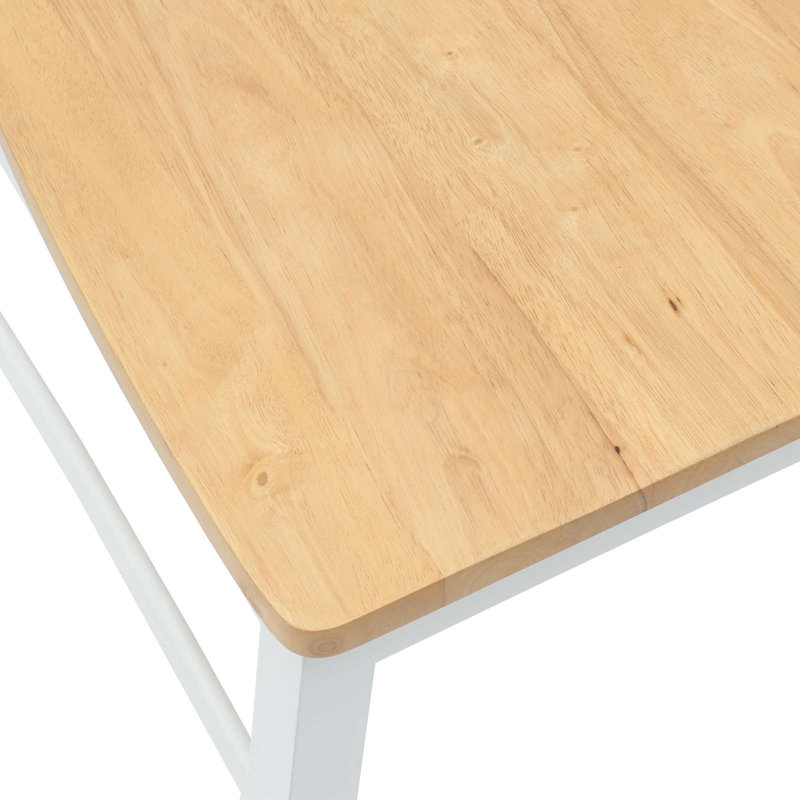 Tarica Solid Wood Accent, White/Natural