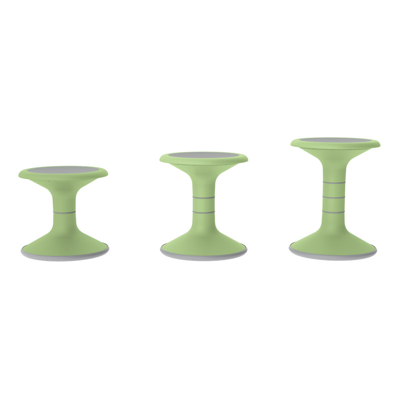 Tabouret Crossen Classroom, H 14 po, Vert