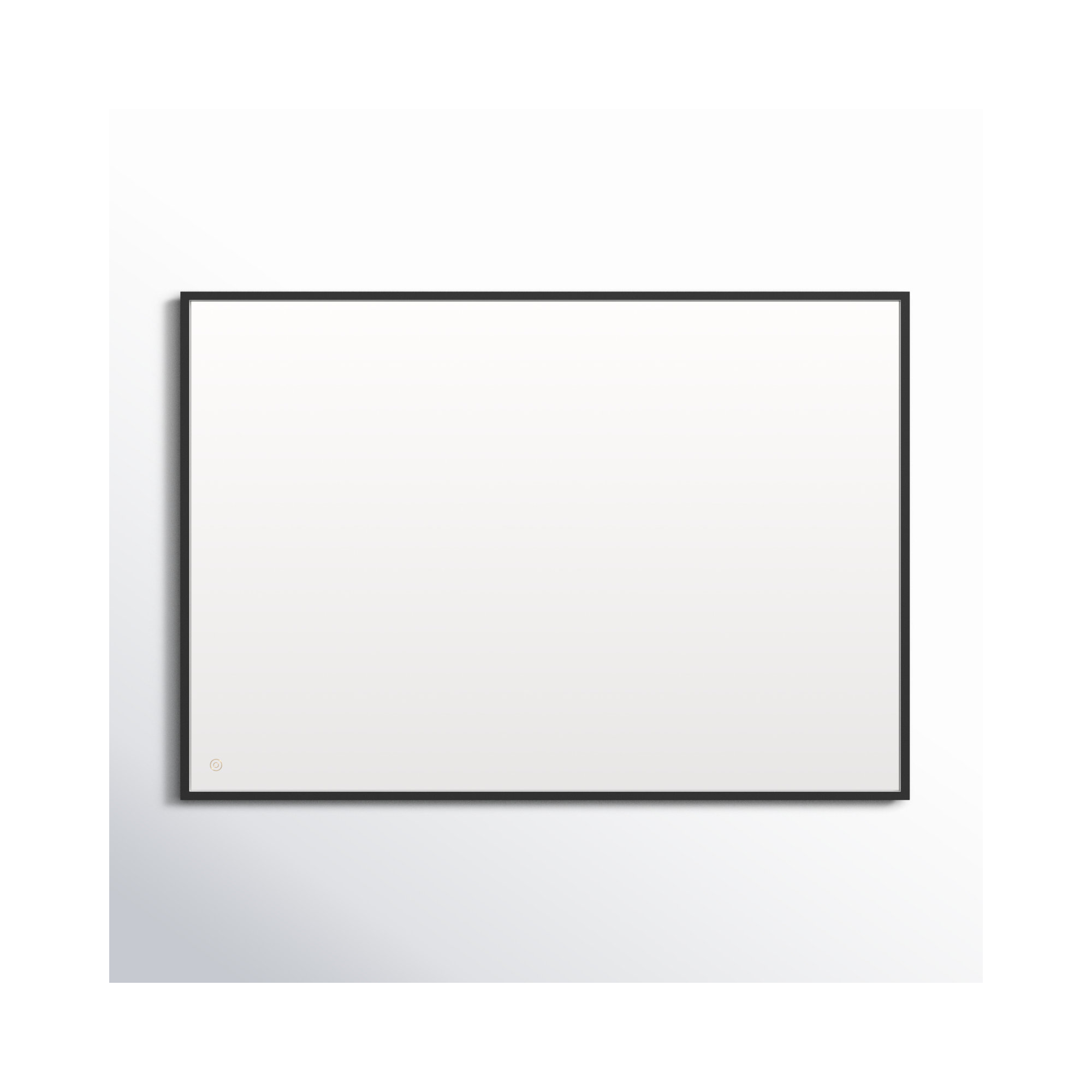 Piche Aluminum Mirror, 42" x 60", Black