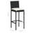 Garden Bar Set 5 Piece with Cushions Poly Rattan Table&Chair-848127185