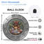 Horloge murale de Noël 12 po