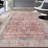 Soomin Oriental Machine Washable Red/Beige Area Rug-544779573