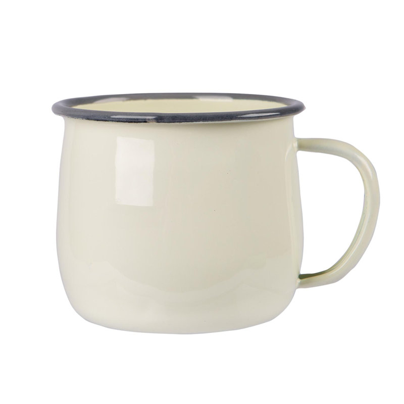 Enamelware Camping Mug, 12, Grey