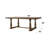 Bernard Weathered Oak Finish Dining Table-1748243613-1748243586