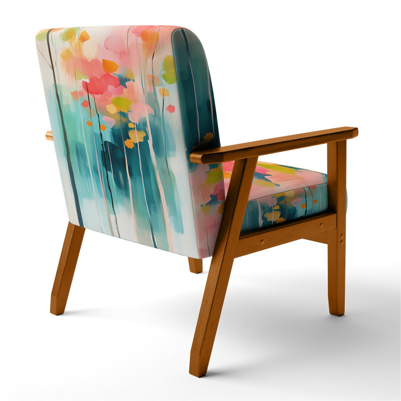 Chaise rembourrée Forest, Brown Square Arms
