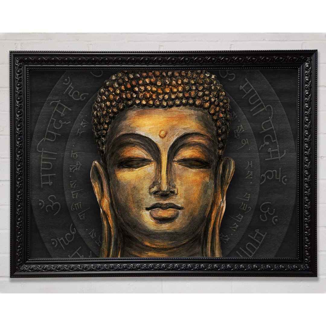 Gerahmtes Wandbild Serenity Buddha