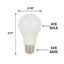 5 W (équivalent à 40 W), ampoule DEL A19 à intensité variable, culot moyen E26 (standard)-98344848-124393170-124393171