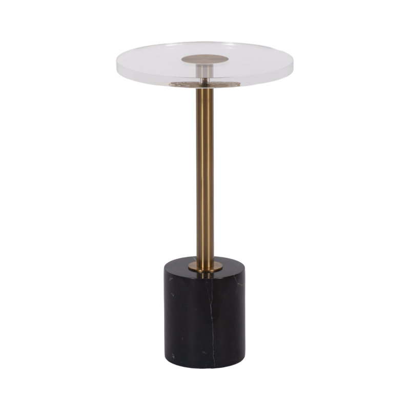 Table d'appoint 21 po en acrylique Elisia