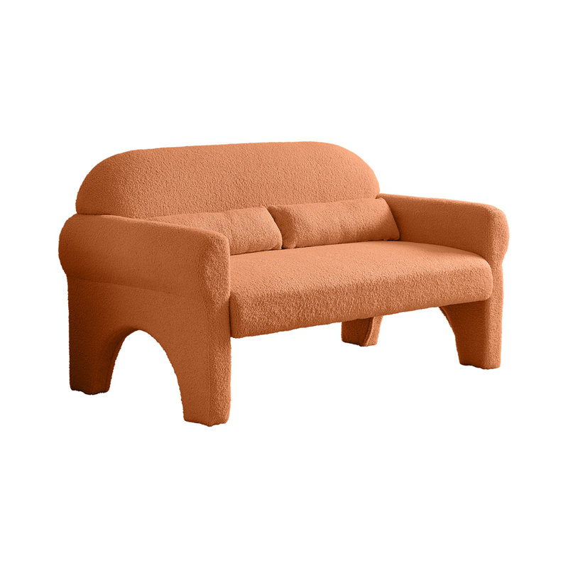 Causeuse moderne pour le salon, Orange