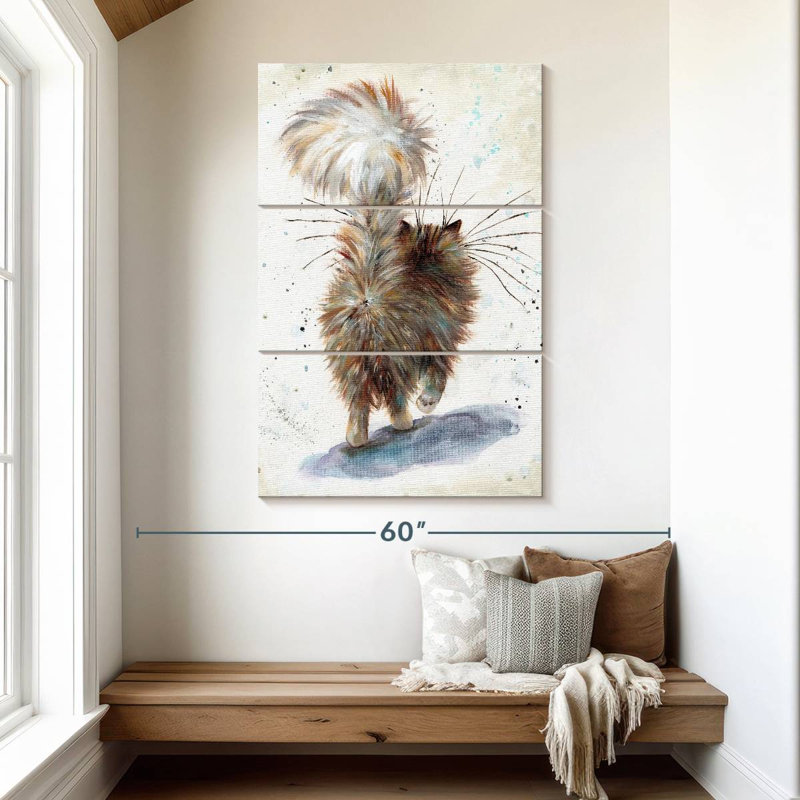 Brampt Fluffy Butt, 50" H x 32" W