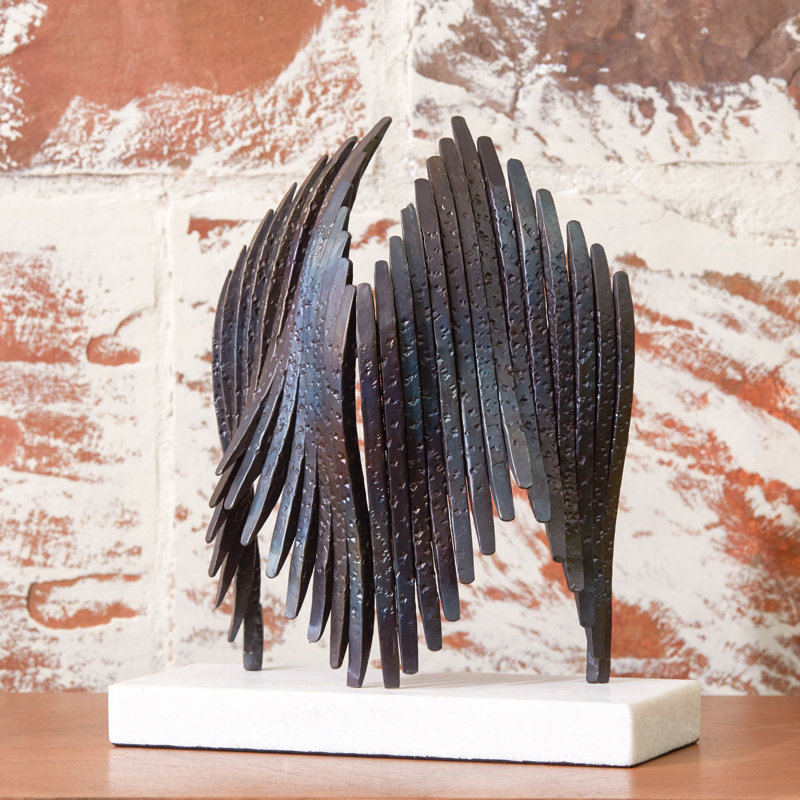Sculpture Icare, Brûlé au chalumeau