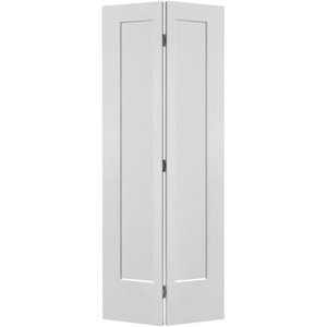 Paneled Manufactured Wood Primed Lincoln Park Interior Bi-Fold Door