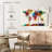 Aliaz World Map Paint Splashes III-108103780
