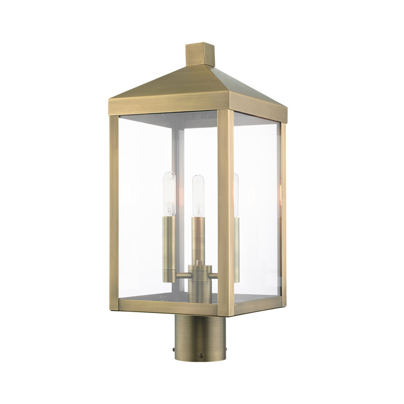 Inniss Transparent Lantern Head, Antique Brass