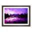 Purple Mountains in Abstract - Framed Print-55765433-55765435