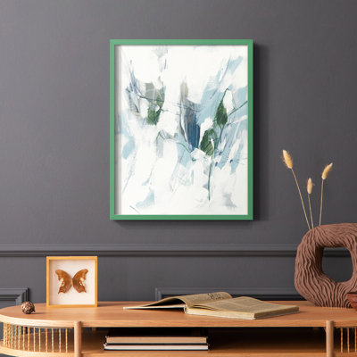 Ice Cavern I, reproduction encadrée - bois massif