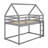 Low Bunk Bed,House Bed With Ladder-915623446