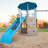 Adventure Lifetime Powder Coated Steel Swing Set with 2 Swing(s) , 1 Slide(s)